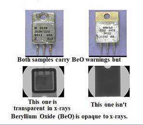 BeO warnings