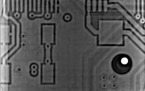 CT images of 4-layer PCB