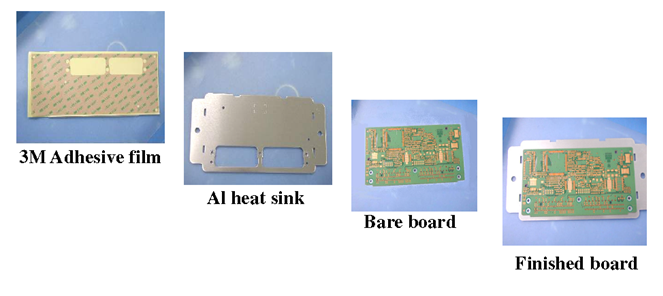 Aluminum and copper Heat sink PCB